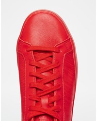 Sneakers in pelle rosse di adidas