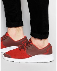 Sneakers in pelle rosse di Supra