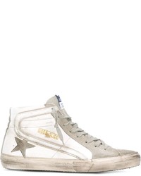 Sneakers in pelle scamosciata bianche di Golden Goose Deluxe Brand