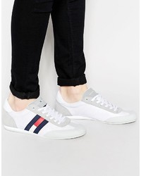 Sneakers in pelle scamosciata bianche di Tommy Hilfiger