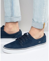 Sneakers in pelle scamosciata blu scuro di Vans
