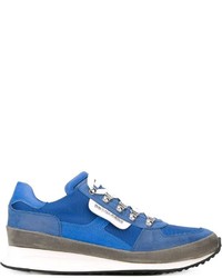 Sneakers in pelle scamosciata blu di DSQUARED2