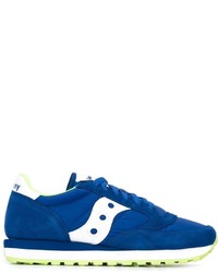 Sneakers in pelle scamosciata blu di Saucony