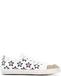 Sneakers in pelle scamosciata con stelle bianche di Ash