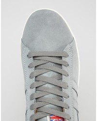Sneakers in pelle scamosciata grigie di Gola