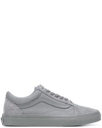Sneakers in pelle scamosciata grigie di Vans