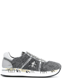 Sneakers in pelle scamosciata grigio scuro di Premiata