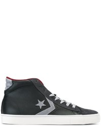Sneakers in pelle scamosciata nere di Converse