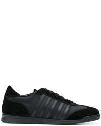 Sneakers in pelle scamosciata nere di DSQUARED2