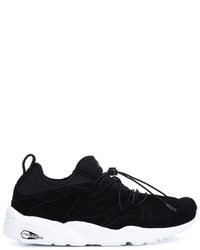 Sneakers in pelle scamosciata nere di Puma