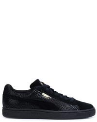 Sneakers in pelle scamosciata nere di Puma