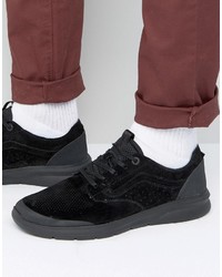 Sneakers in pelle scamosciata nere di Vans