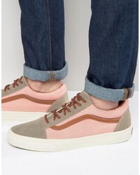 Sneakers in pelle scamosciata rosa di Vans