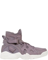 Sneakers in pelle viola chiaro