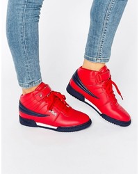 Sneakers rosse di Fila