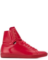 Sneakers rosse di Saint Laurent
