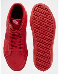 Sneakers rosse di Vans
