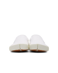 Sneakers senza lacci di tela bianche di Maison Margiela