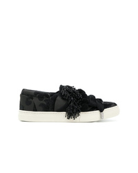 Sneakers senza lacci di tela nere di Marc Jacobs