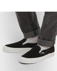 Sneakers senza lacci di tela nere di Vans
