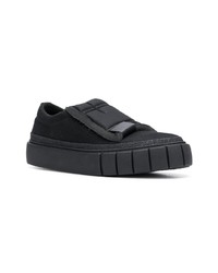Sneakers senza lacci di tela nere di Primury