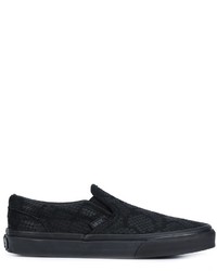 Sneakers senza lacci di tela nere di Vans