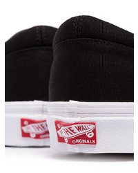 Sneakers senza lacci di tela stampate nere di Vans
