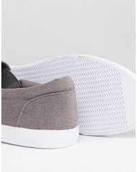 Sneakers senza lacci grigie di Asos