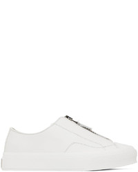 Sneakers senza lacci in pelle bianche di Givenchy