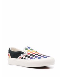Sneakers senza lacci in pelle multicolori di Vans