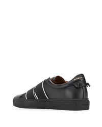 Sneakers senza lacci in pelle nere di Givenchy