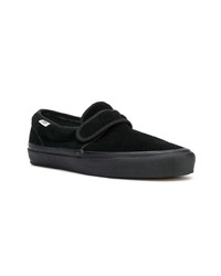 Sneakers senza lacci in pelle scamosciata nere di Vans