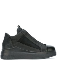 Sneakers senza lacci in pelle scamosciata nere di Cinzia Araia