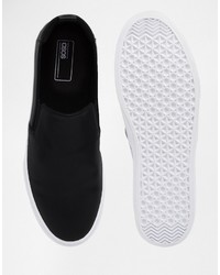 Sneakers senza lacci nere di Asos