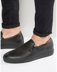 Sneakers senza lacci nere di Hugo Boss