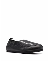 Sneakers senza lacci nere di Karl Lagerfeld