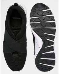 Sneakers senza lacci nere di Pieces