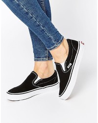 Sneakers senza lacci nere di Vans