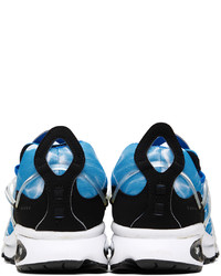 Sneakers senza lacci stampate azzurre di Nike
