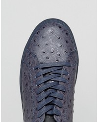 Sneakers stampate blu scuro di Religion
