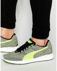 Sneakers tessute verde oliva di Puma
