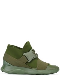 Sneakers verde oliva di Christopher Kane