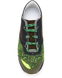Sneakers verde oliva di Lanvin