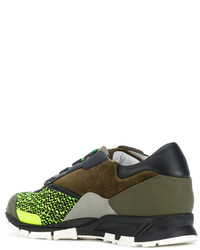Sneakers verde oliva di Lanvin