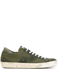 Sneakers verde oliva di Philippe Model