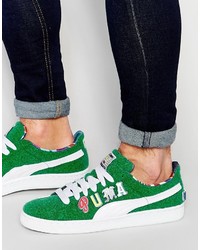 Sneakers verdi di Puma