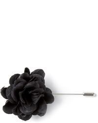 Spilla a fiori nera di Lanvin