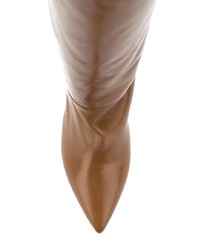 Stivali al ginocchio in pelle terracotta di Isabel Marant
