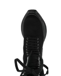 Stivali casual di tela neri di Rick Owens DRKSHDW
