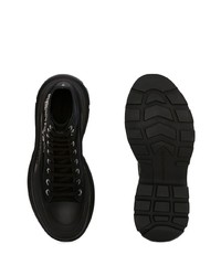Stivali casual di tela neri di Alexander McQueen